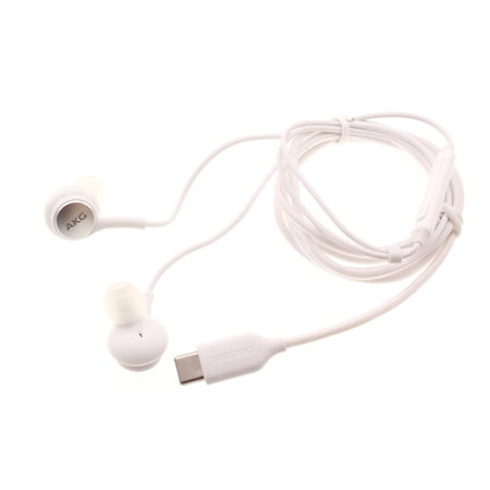 Authentic AKG TYPE-C Earphones for iPhone 15/Pro/Max/Plus - Headphones USB-C Earbuds w Mic Headset White