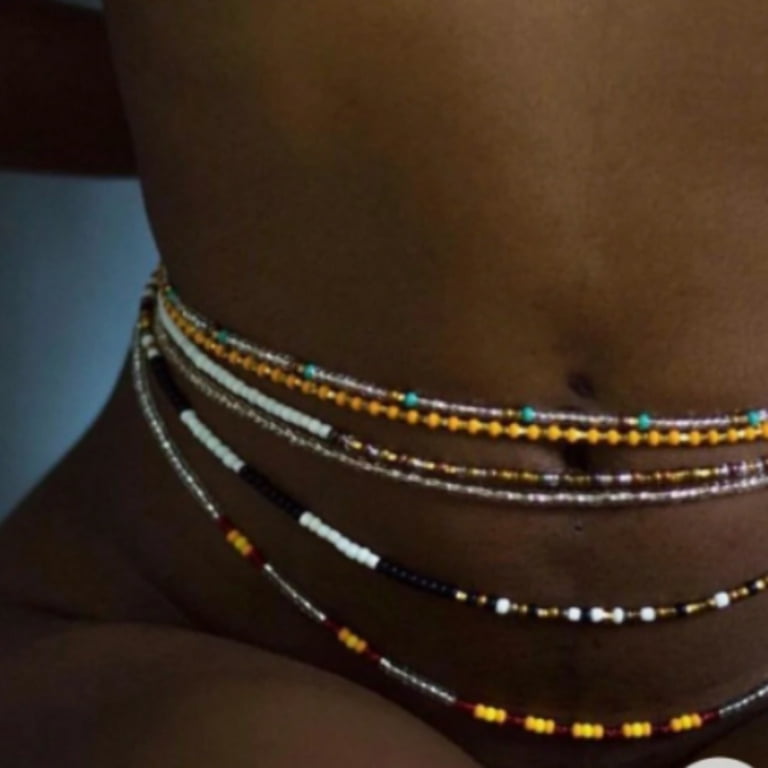 Different African Waist Beads Purpose Nigerian Body Beads