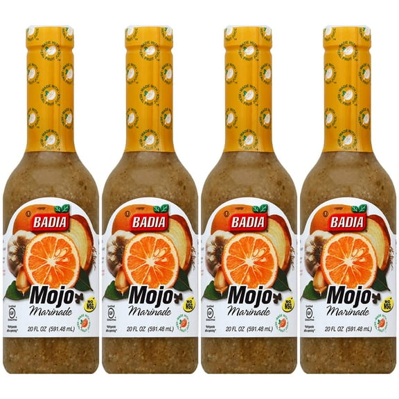 Authentic Badia Marinade Mojo Criollo - Irresistible Flavor in Every Bite! 20 Oz - Pack Of 4
