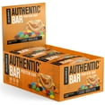 Authentic Bar Peanut Butter Candy Protein Bars Tasty Meal Replacement