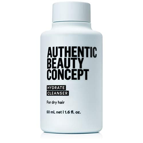 Authentic Beauty Concept Hydrate Cleanser | Shampoo | Normal To Dry or Curly Hair | Adds Moisture & Shine | Vegan & Cruelty-free | Sulfate-free | 1.6 fl. oz.