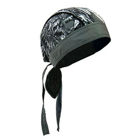 Authentic Bikers Headwraps, Indian Chief - Officially Licensed Original, Micro-Fiber Headwrap