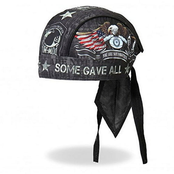 Authentic Bikers Premium Headwraps, NEVER FORGOTTEN, "All Gave Some, Some Gave All" HEADWRAP