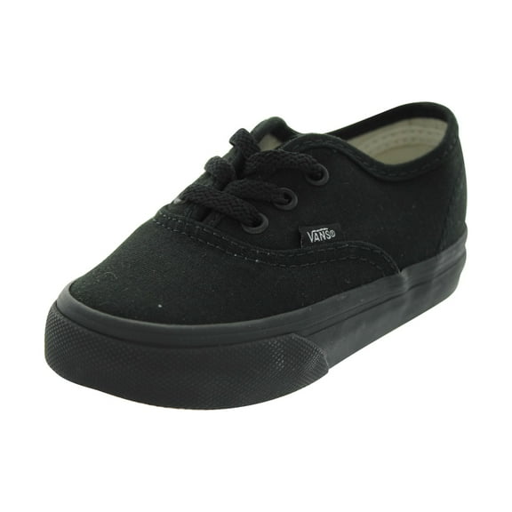 Authentic Black/Black Skate Shoes 7 Infants US