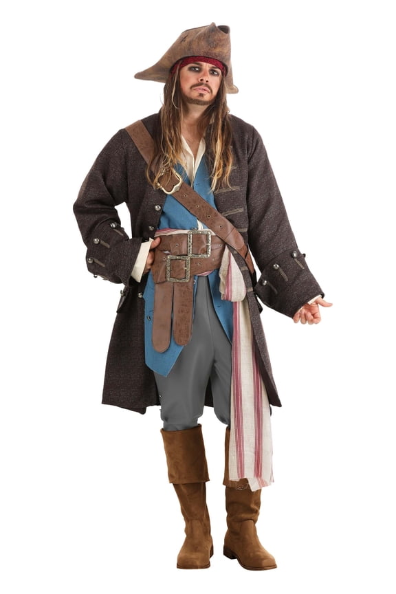 Authentic Captain Jack Sparrow Adult Costume