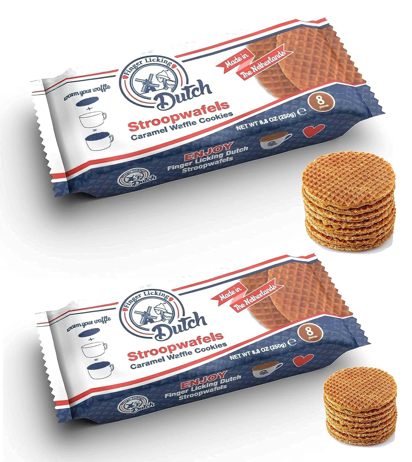 Authentic Caramel Stroopwafels Made In Netherlands Chewy 0 Trans Office