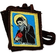 Authentic Catholic Scapular - 100% Wool! Saint Charbel