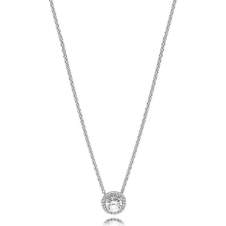 Authentic Classic Elegance Necklace Clear CZ 396240CZ 45 cm 17.7 in