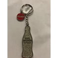 thumbnail image 1 of Authentic Coca-Cola Coke Orlando Silver Glitter Bottle Metal Keychain New, 1 of 3