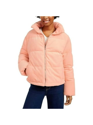 Womens Corduroy Puffer Jacket