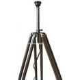 thumbnail image 1 of Authentic Designer's Mid Century Floor Lamp Brown Tripod Stand Floor Light Lamp, 1 of 2
