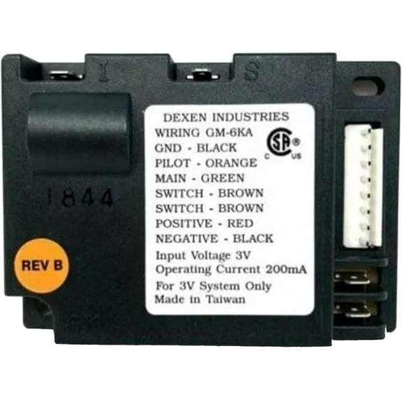Authentic Dexen 593-592 Electronic IPI Pilot Ignition Control Module for Heat-N-Glo Heatilator Quadrafire Napoleon Desa HHT IHP Ironstrike Majestic Monessen Lennox H4674 W190-0022 GM-6KA