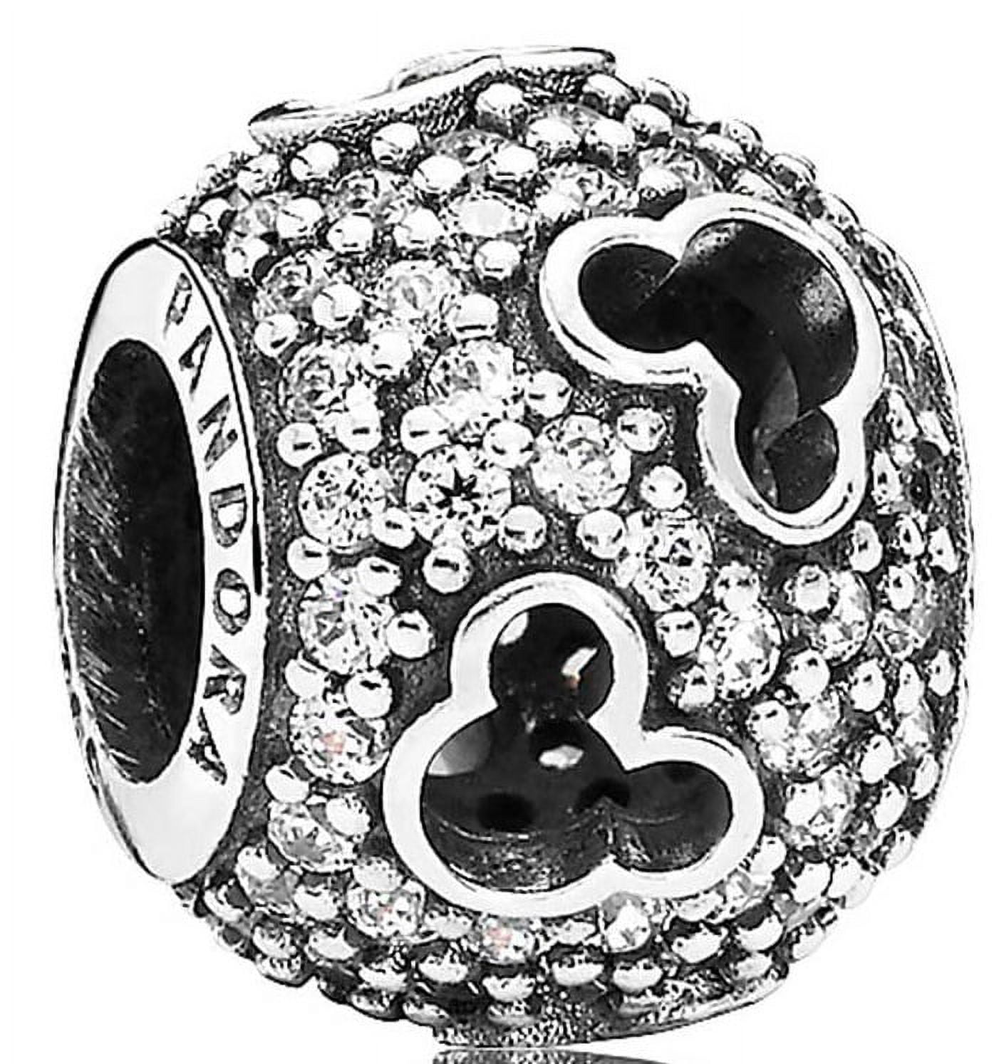 Authentic Disney Mickey Silhouettes Charm In 925 Sterling