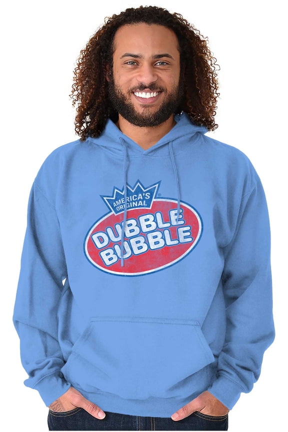 Dubble Bubble Original Candy Logo Hoodie Sweatshirt Women Men Brisco Brands S