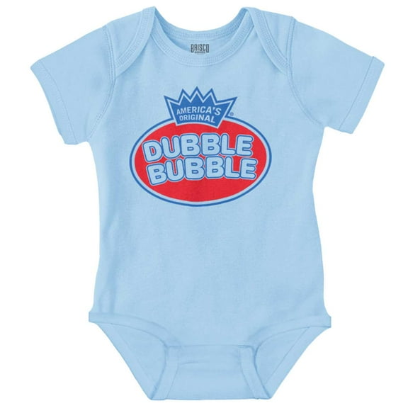 Dubble Bubble Original Candy Logo Romper Boys or Girls Infant Baby Brisco Brands 12M