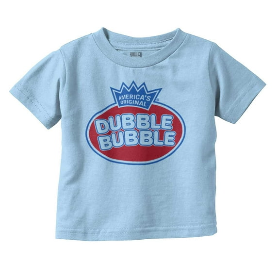 Dubble Bubble Original Candy Logo Toddler Boy Girl T Shirt Infant Toddler Brisco Brands 12M