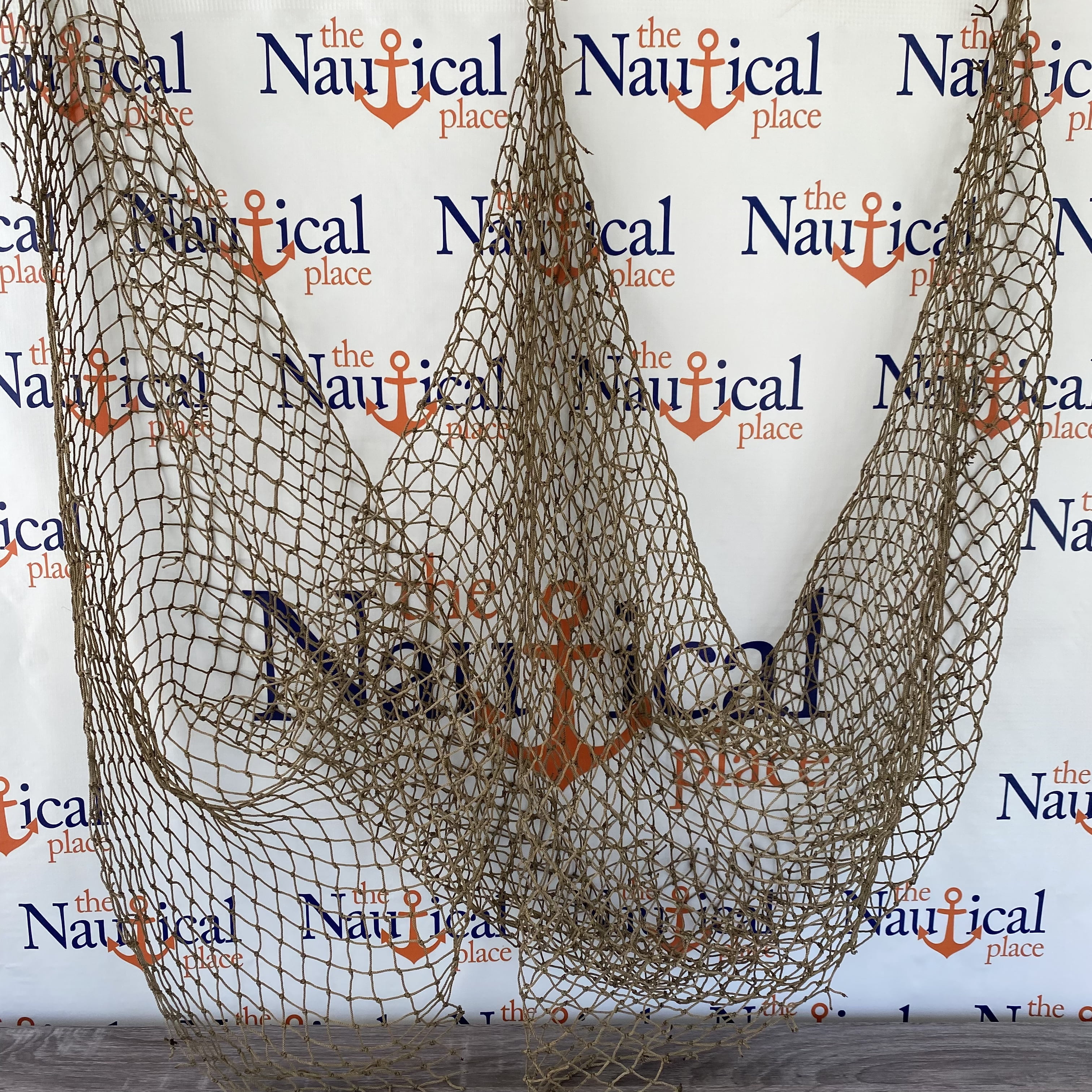 Authentic Fishing Net - 5'x5' - Old Vintage Fish Netting