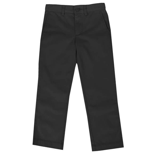 Authentic Galaxy  Boys Chino Uniform Pants, Black - Size 7 - Case of 24