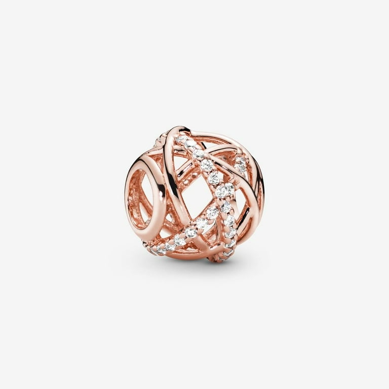 Authentic Galaxy Charm Rose Clear CZ 781388CZ