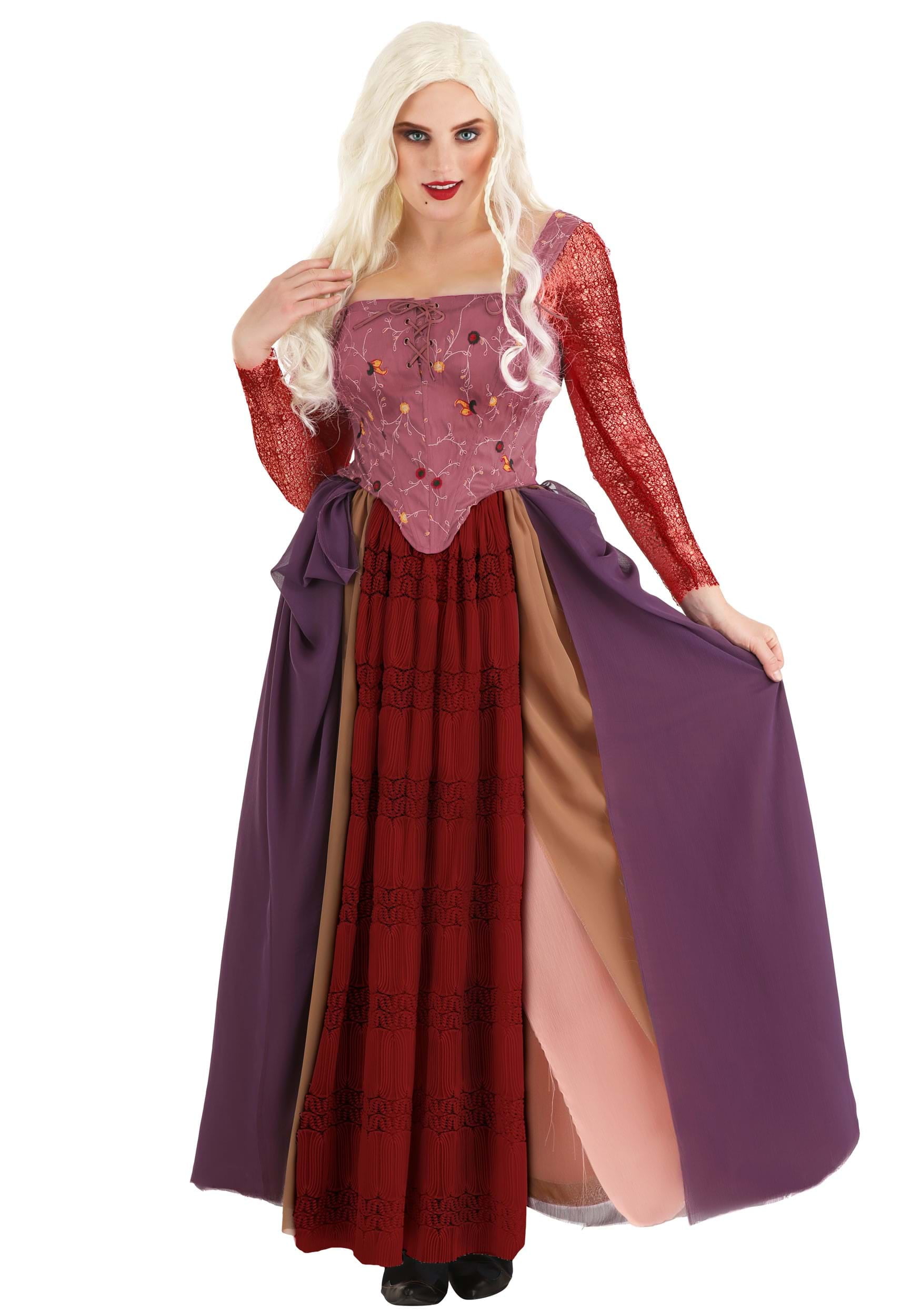 Kids-Girl's Kids' Sarah Sanderson Costume - Disney Hocus Pocus Size XL