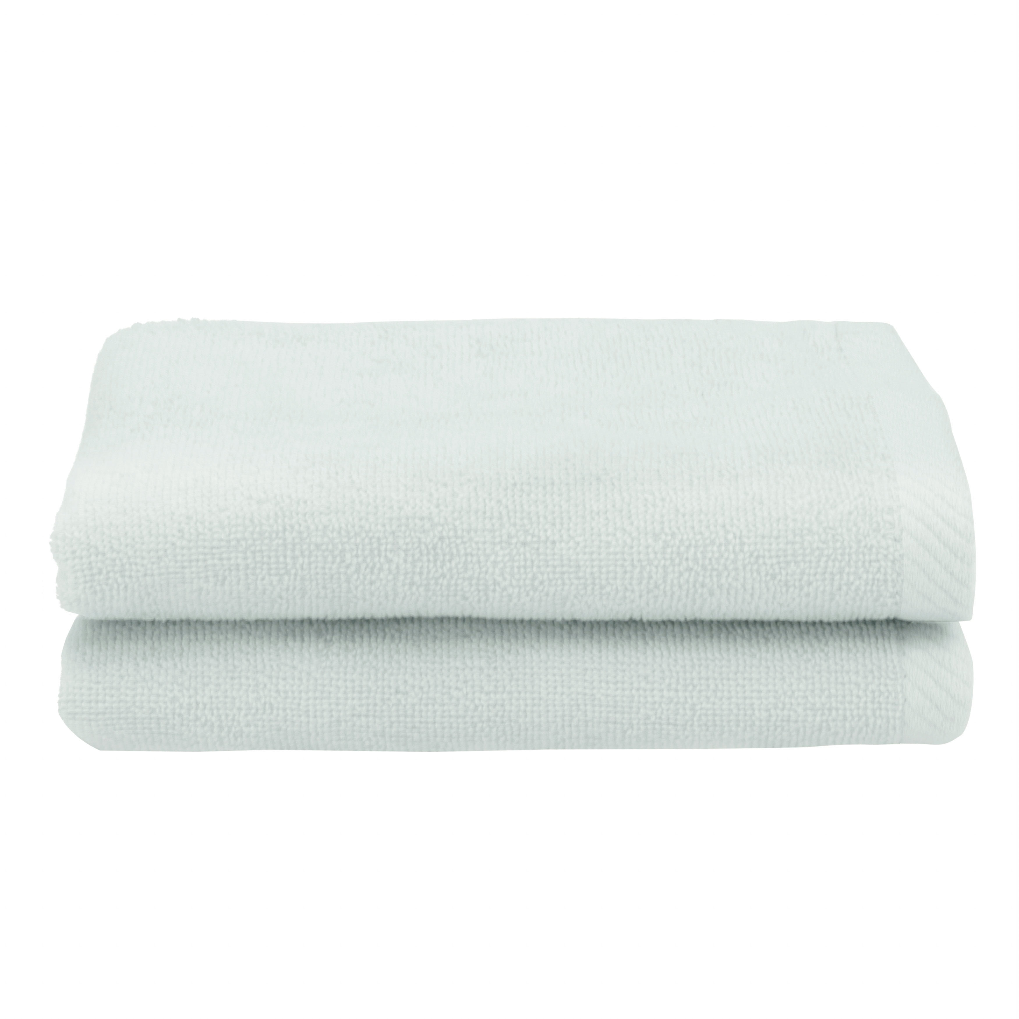 Authentic Hotel and Spa  100% Turkish Cotton Ediree Fingertip Towels - Set of 2 Aqua
