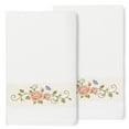 thumbnail image 1 of Authentic Hotel and Spa  100% Turkish Cotton Rebecca 2PC Embellished Bath Towel Set White, 1 of 5