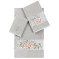 thumbnail image 1 of Authentic Hotel and Spa  100% Turkish Cotton Rebecca 3PC Embellished Towel Set Light Gray, 1 of 5