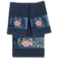 thumbnail image 1 of Authentic Hotel and Spa  100% Turkish Cotton Rebecca 3PC Embellished Towel Set Midnight Blue, 1 of 5