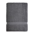 thumbnail image 1 of Authentic Hotel and Spa  Herringbone Weave Turkish Cotton Bath Sheet Charcoal Grey, 1 of 5