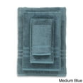 thumbnail image 1 of Authentic Hotel and Spa  Omni Turkish Cotton 4-piece Terry Bath Towel Set Medium Blue, 1 of 5
