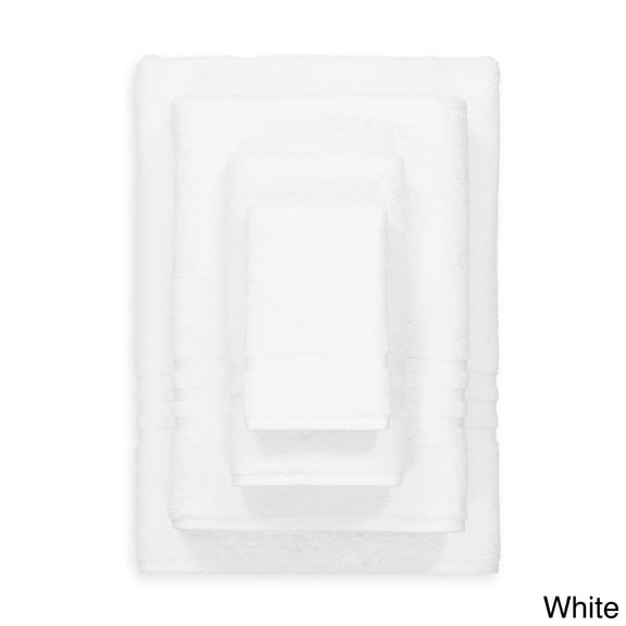 Authentic Hotel and Spa Omni Turkish Cotton 4-piece Terry Bath Towel Set White