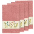 thumbnail image 1 of Authentic Hotel and Spa  Rose Turkish Cotton Wildflowers Embroidered Bath Towels (Set of 4), 1 of 2