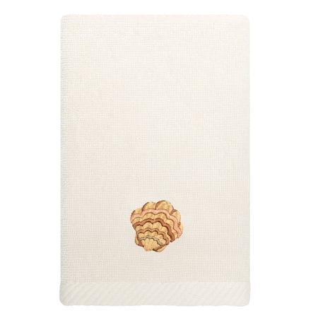 Authentic Hotel and Spa Turkish Cotton Aaron 3PC Embellished Towel Set Beige