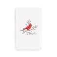 thumbnail image 1 of Authentic Hotel and Spa  Turkish Cotton Cardinal White Hand Towel, 1 of 2