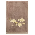 thumbnail image 1 of Authentic Hotel and Spa  Turkish Cotton Figi 4PC Embellished Towel Set Cocoa, 1 of 5