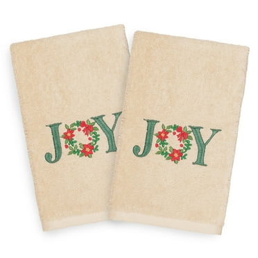 Authentic Hotel and Spa  Turkish Cotton Joy Beige Set of 2 Hand Towels