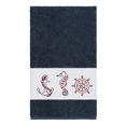 thumbnail image 1 of Authentic Hotel and Spa Turkish Cotton Nautical Embroidered Midnight Blue Bath Towel, 1 of 3