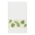 thumbnail image 1 of Authentic Hotel and Spa  Turkish Cotton Palm Fronds Embroidered White Bath Towel, 1 of 2