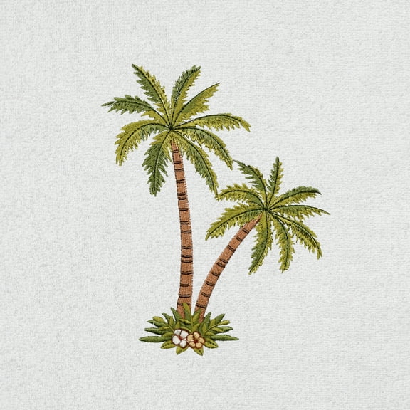 Authentic Hotel and Spa  Turkish Cotton Palmera 2 PC Hand Towel Set Silver - 2-Piece