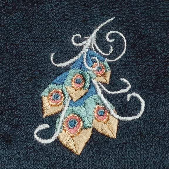 Authentic Hotel and Spa  Turkish Cotton Penelope 3PC Towel Set Navy