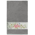 thumbnail image 1 of Authentic Hotel and Spa  Turkish Cotton Rebecca Embellished Hand Towel Dark Gray, 1 of 5