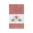 thumbnail image 1 of Authentic Hotel and Spa  Turkish Cotton Shells Embroidered Tea Rose 2-piece Towel Hand Set, 1 of 3