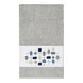 thumbnail image 1 of Authentic Hotel and Spa  Turkish Cotton Squares Embroidered Light Grey Bath Towel, 1 of 3