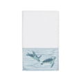 thumbnail image 1 of Authentic Hotel and Spa  Turkish Cotton Turtles Embroidered White Hand Towel, 1 of 2