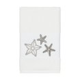 thumbnail image 1 of Authentic Hotel and Spa  White Turkish Cotton Starfish Embroidered Hand Towel, 1 of 3