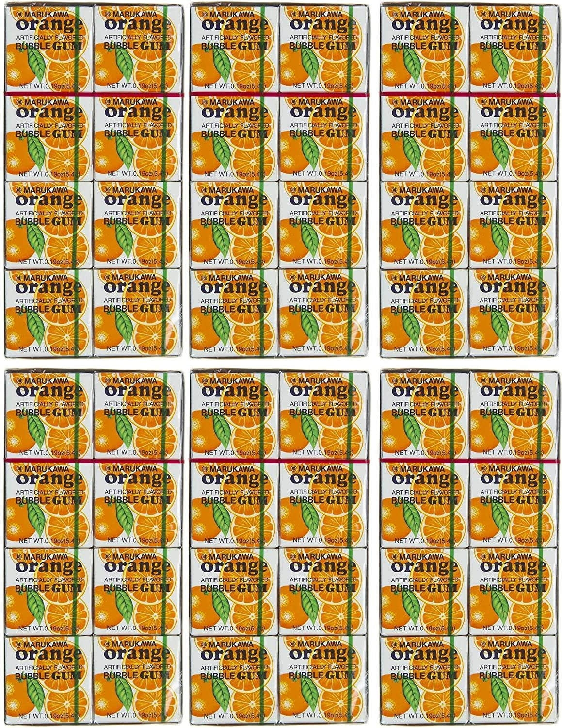 Authentic Japanese Orange Flavored Fusen Gum Packs - Walmart.com