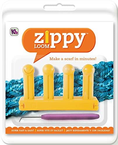 Authentic Knitting Board Zippy Loom, Jumbo Peg Knitting Loom