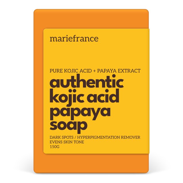 Authentic Kojic Acid Papaya Soap Hyperpigmentation Soap, Fades Dark