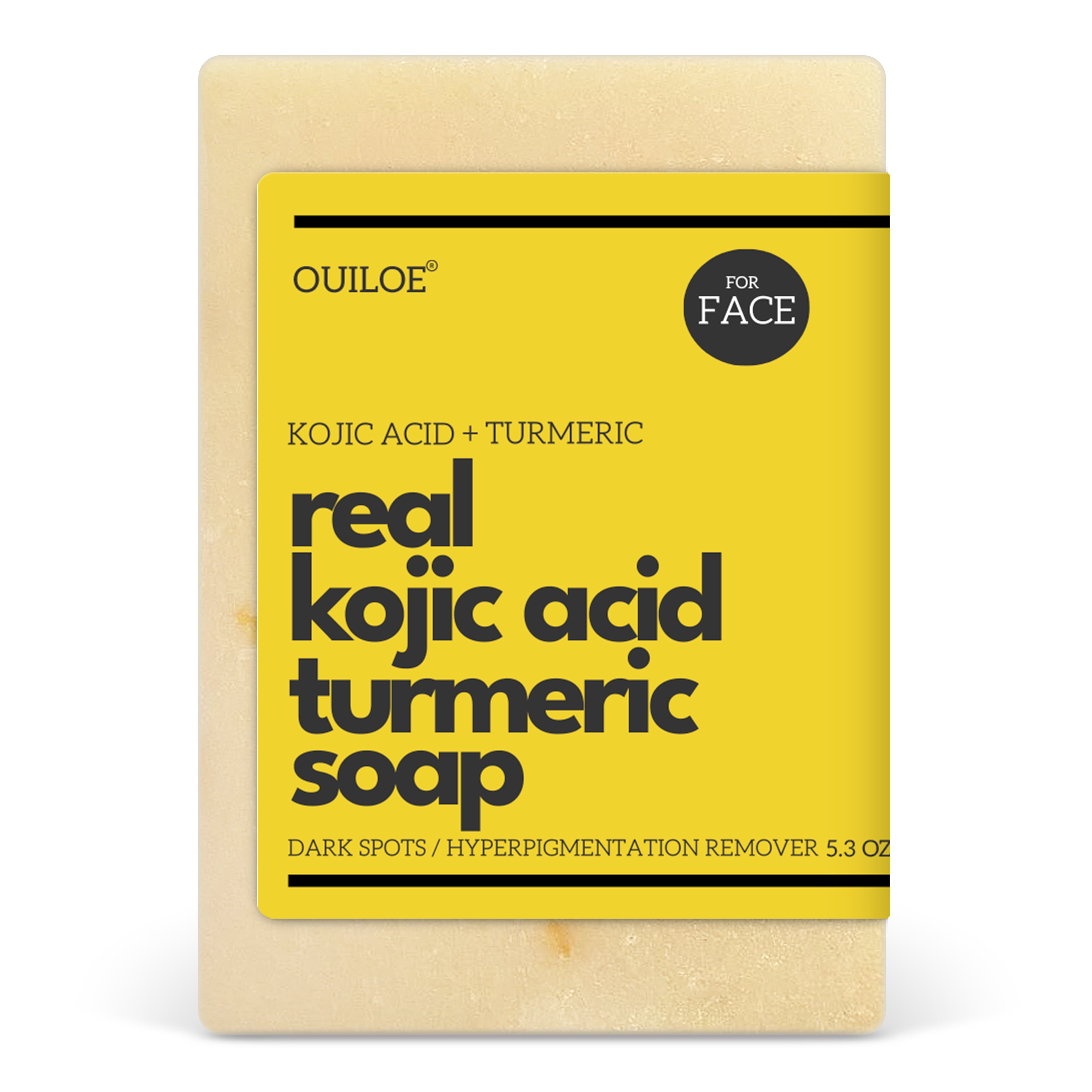 Authentic Kojic Acid Turmeric Soap Bar Dark Spot Remover for Face