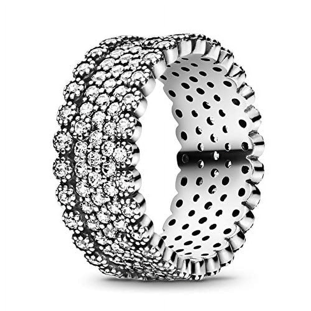 Lavish sparkle ring clear best sale cz